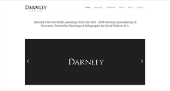 Desktop Screenshot of darnleyfineart.com