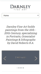 Mobile Screenshot of darnleyfineart.com