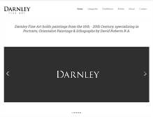 Tablet Screenshot of darnleyfineart.com